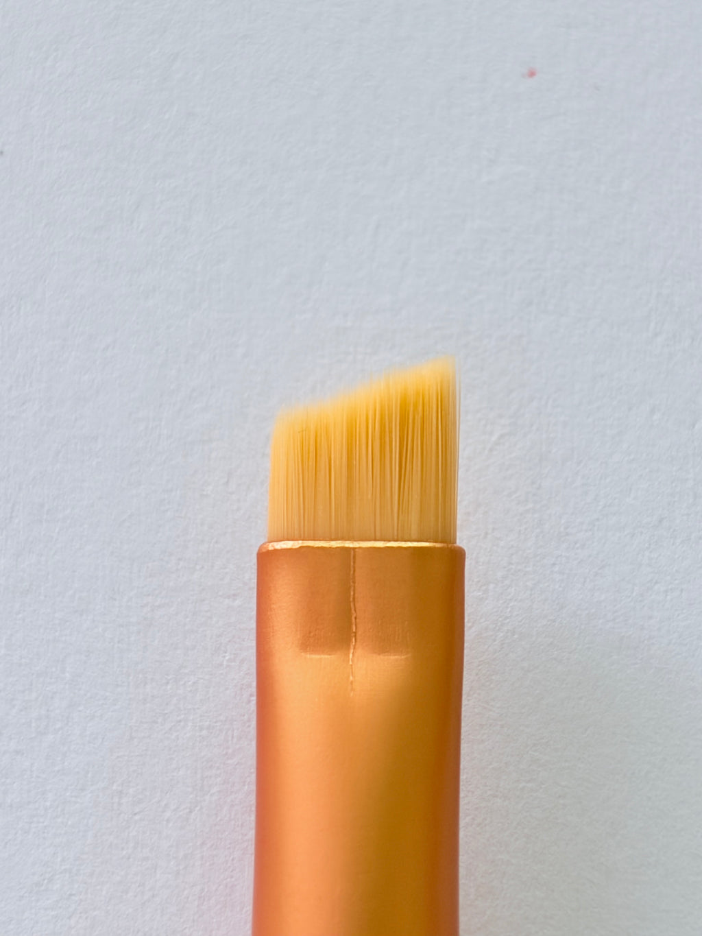 Precision Angled Eyebrow Brush – Bamboo Handle Slanted Brow Brush for Eyebrow Shaping, Filling & Defining