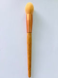 Ultra Soft Blush Brush – Bamboo Handle Angled Powder Blush Makeup Brush for Flawless Cheek Application